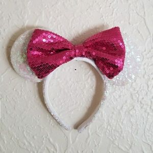 Minnie Ears w/ Homemade Bow!